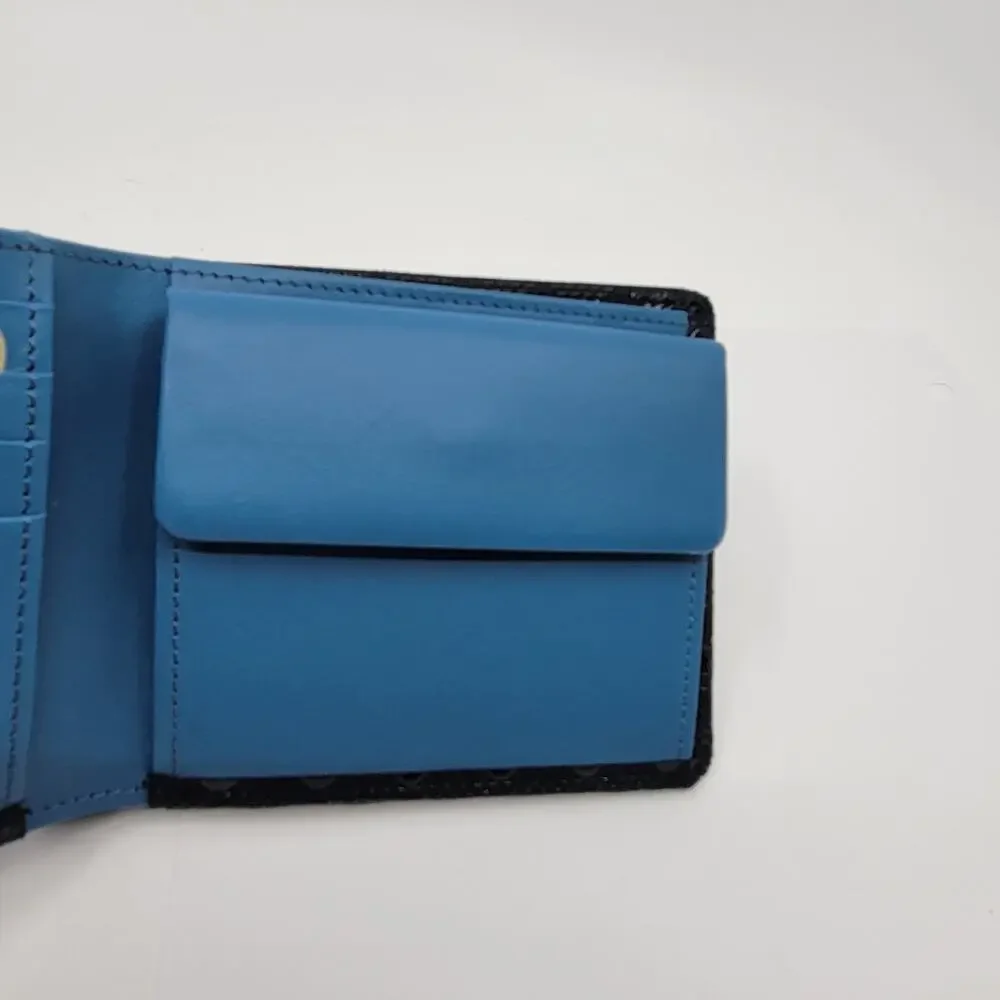 INDEN-YA bifold wallet black × black lacquer 0120-701-440 Made in Japan